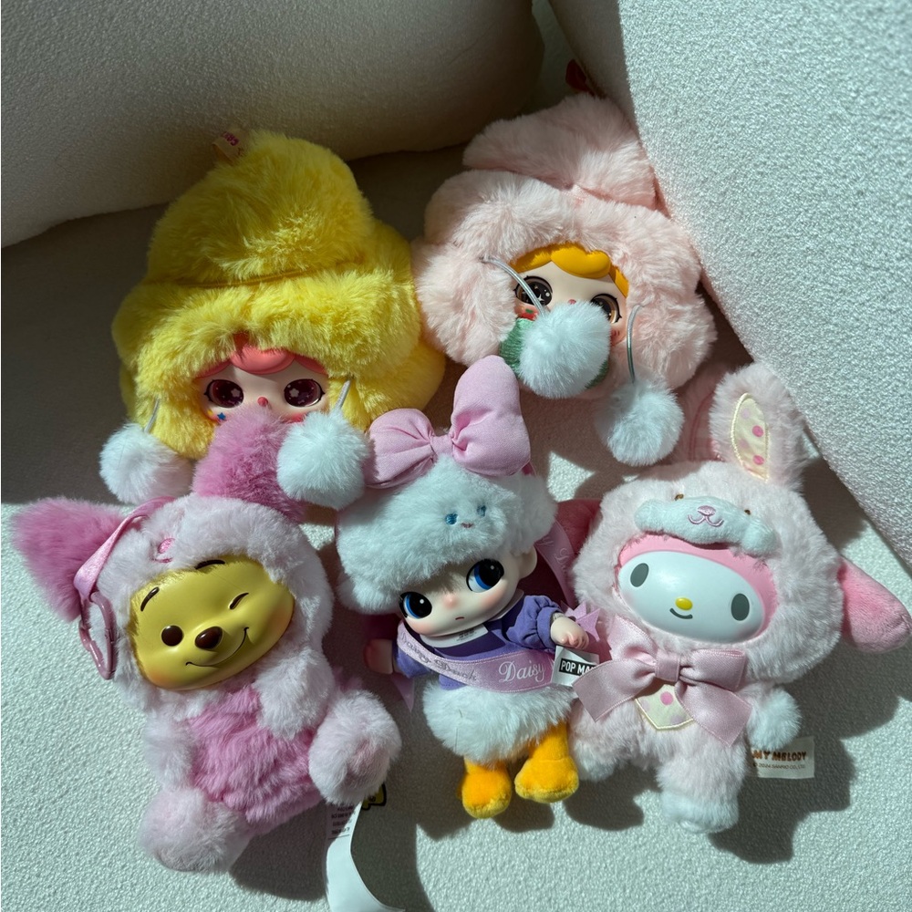 Cute Plush bag charm bundle